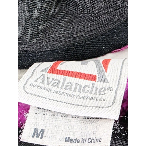 Women's Avalanche Fleece Full Zip Purple Sweater Jacket Size Medium - Picture 5 of 5